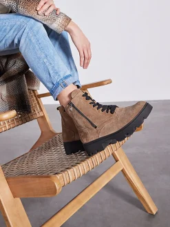 WALDLAUFER Ankle Boots* sand