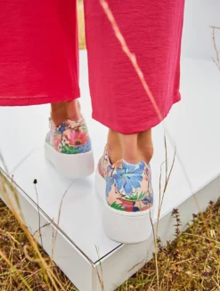 WALDLAUFER Sneakers* pink floral