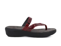 WOLKY Slides* red croc